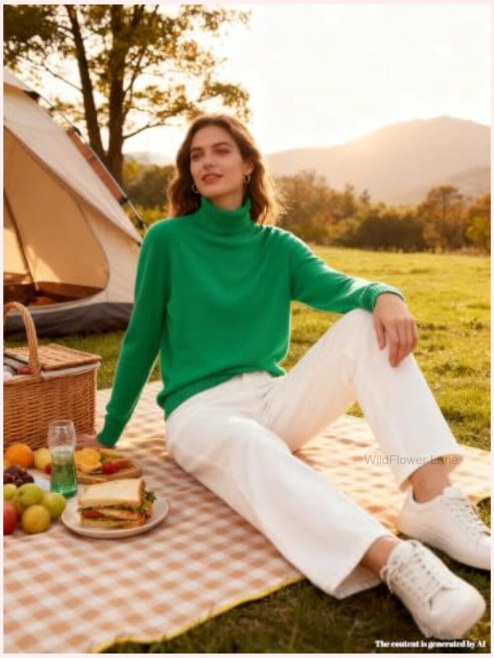 Women's Turtleneck Sweater Long Sleeve Knit Pullover Fall Winter - Picture 4 of 7